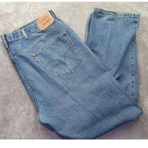 Levi Strauss 550 Relaxed‎ Fit Men's Jeans W44 L32 Blue Denim Straight Leg Levi's
